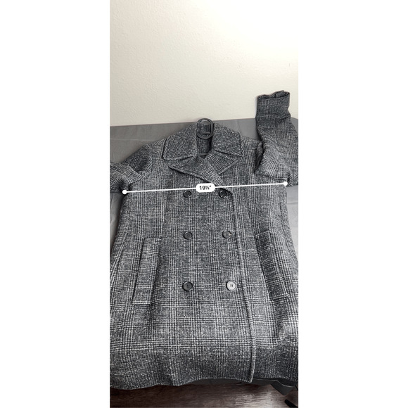 Allsaints Nala Porto Double Breasted Womens Pea Coat - Picture 8 of 11